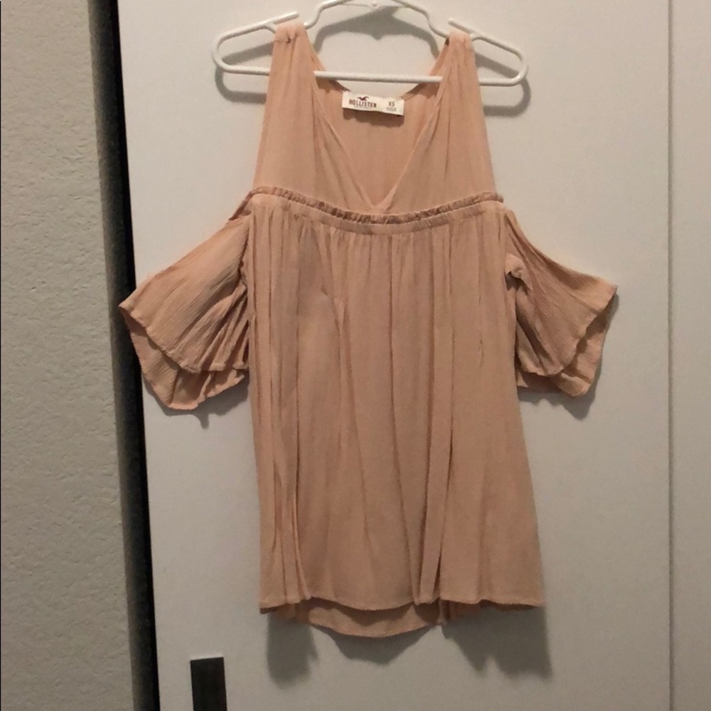 Short Sleeve Off The Shoulder Blouse